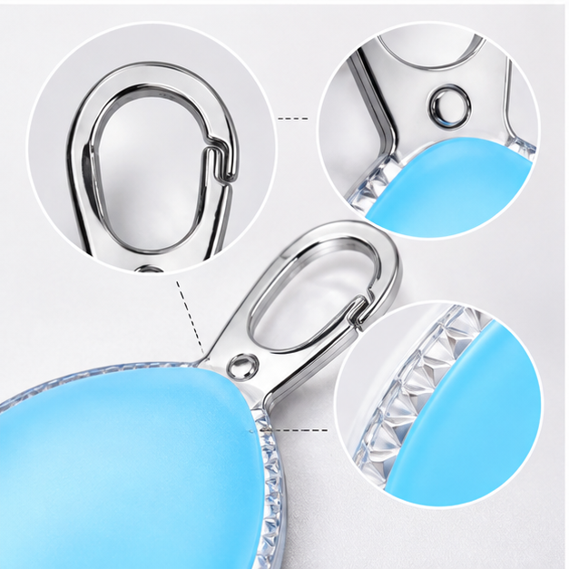 GlowTag clip and illuminated body detail